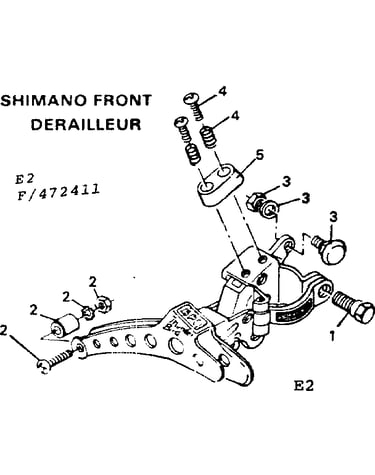 Shimano front derailleur