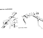Sears 502472463 side pull caliper brake diagram