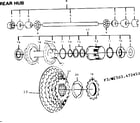 Sears 502472463 rear hub diagram