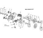 Sears 502472550 rear derailleur diagram