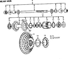 Sears 502472551 rear hub diagram