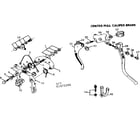Sears 502472551 center pull caliper brake diagram