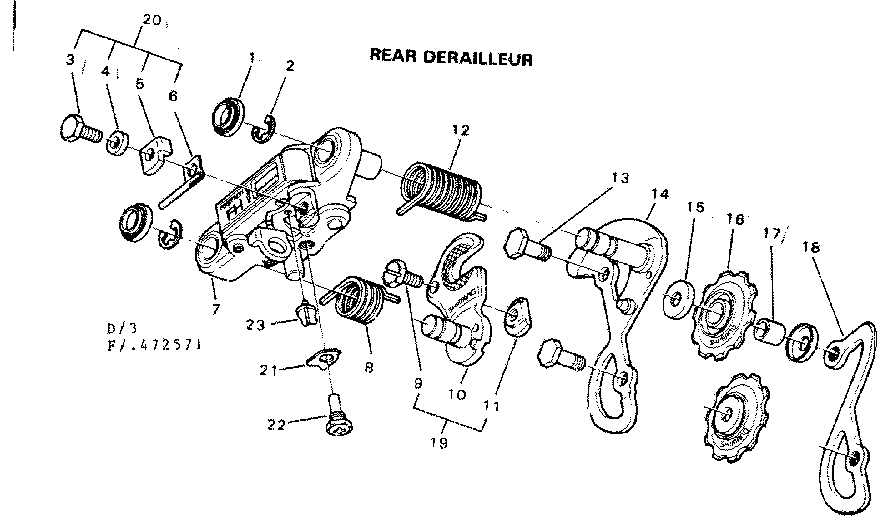 Rear derailleur