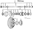 Sears 502472571 rear hub diagram