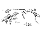 Sears 502472591 center pull caliper brake diagram
