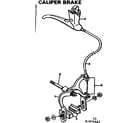 Sears 502472661 caliper brake diagram