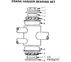 Sears 502472682 crank hanger bearing set diagram