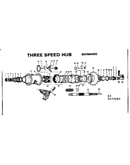 Three speed hub/shimano