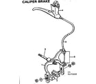 Sears 502472683 caliper brake diagram