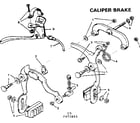 Sears 502472993 caliper brake diagram