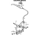 Sears 502472994 caliper brake diagram