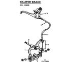 Sears 502472895 caliper brake diagram