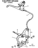 Caliper brake-dia-compe