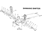 Sears 502473111 shimano shifter diagram