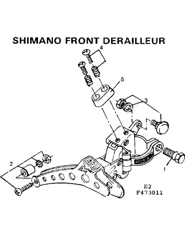 Shimano front derailleur
