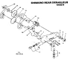Sears 502473111 shimano rear derailleur diagram