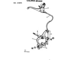 Sears 502473130 caliper brake diagram