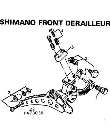 Shimano front derailleur