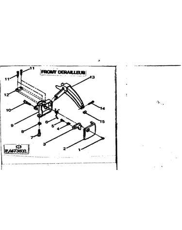 Front derailleur