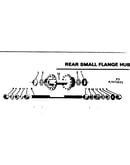 Rear small flange hub
