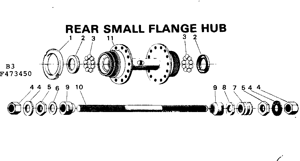 REAR SMALL FLANGE HUB