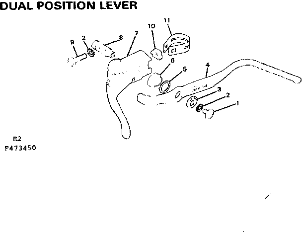 DUAL POSITION LEVER