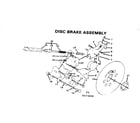 Sears 502473450 disc brake assembly diagram