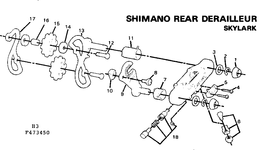 SHIMANO REAR DERAILLEUR