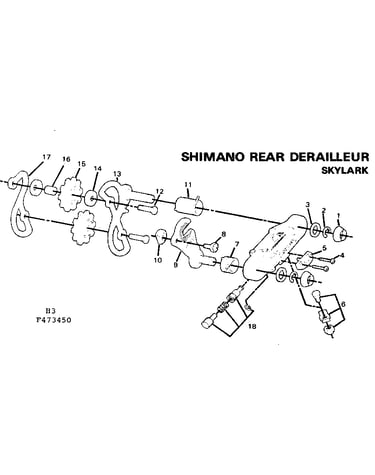 Shimano rear derailleur