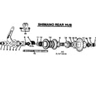 Sears 502473830 shimano rear hub diagram