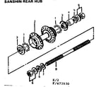 Sears 502473930 sanshin rear hub diagram