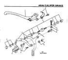 Sears 502473970 arai caliper brake diagram