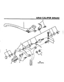 Arai caliper brake