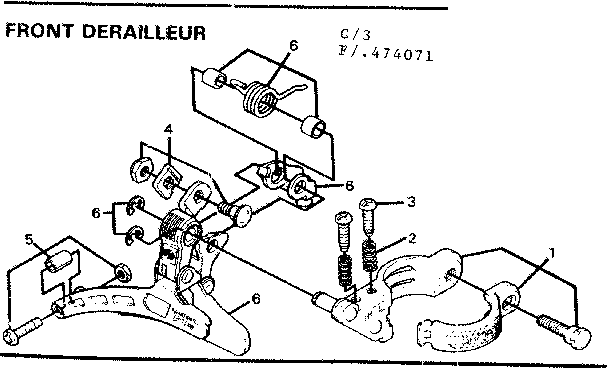 Front derailleur