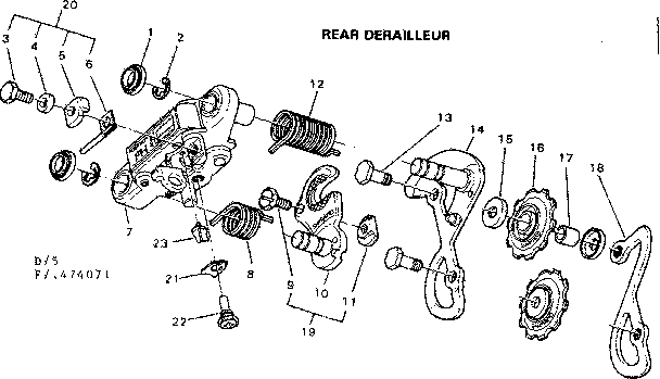 Rear derailleur