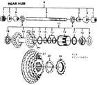 Sears 502474071 rear hub diagram