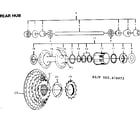 Sears 502474072 rear hub diagram