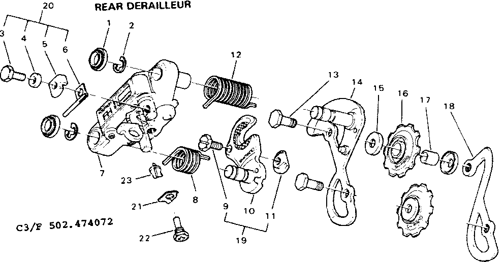 Rear derailleur