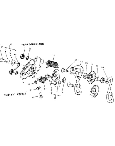 Rear derailleur