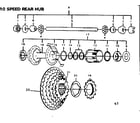 Sears 502474140 10 speed rear hub diagram