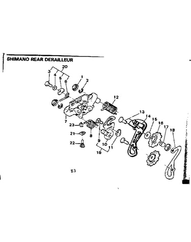 Shimano rear derailleur