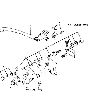 Arai claiper brake
