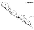 Sears 502474180 ls type shifter diagram