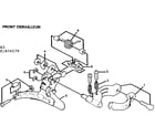 Sears 502474170 front derailleur diagram