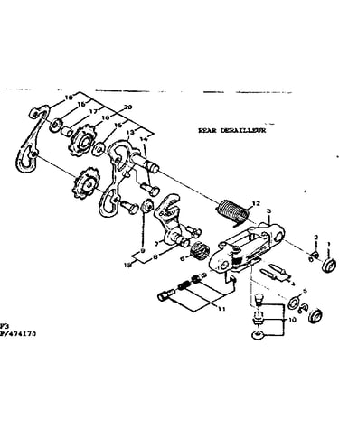 Rear derailleur