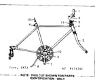 Sears 502474341 frame assembly diagram