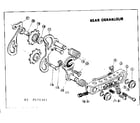 Sears 502474341 rear derailleur diagram