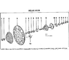 Sears 502474390 rear hub diagram