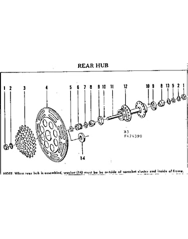 Rear hub