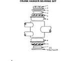 Sears 502474520 crank hanger bearing set diagram